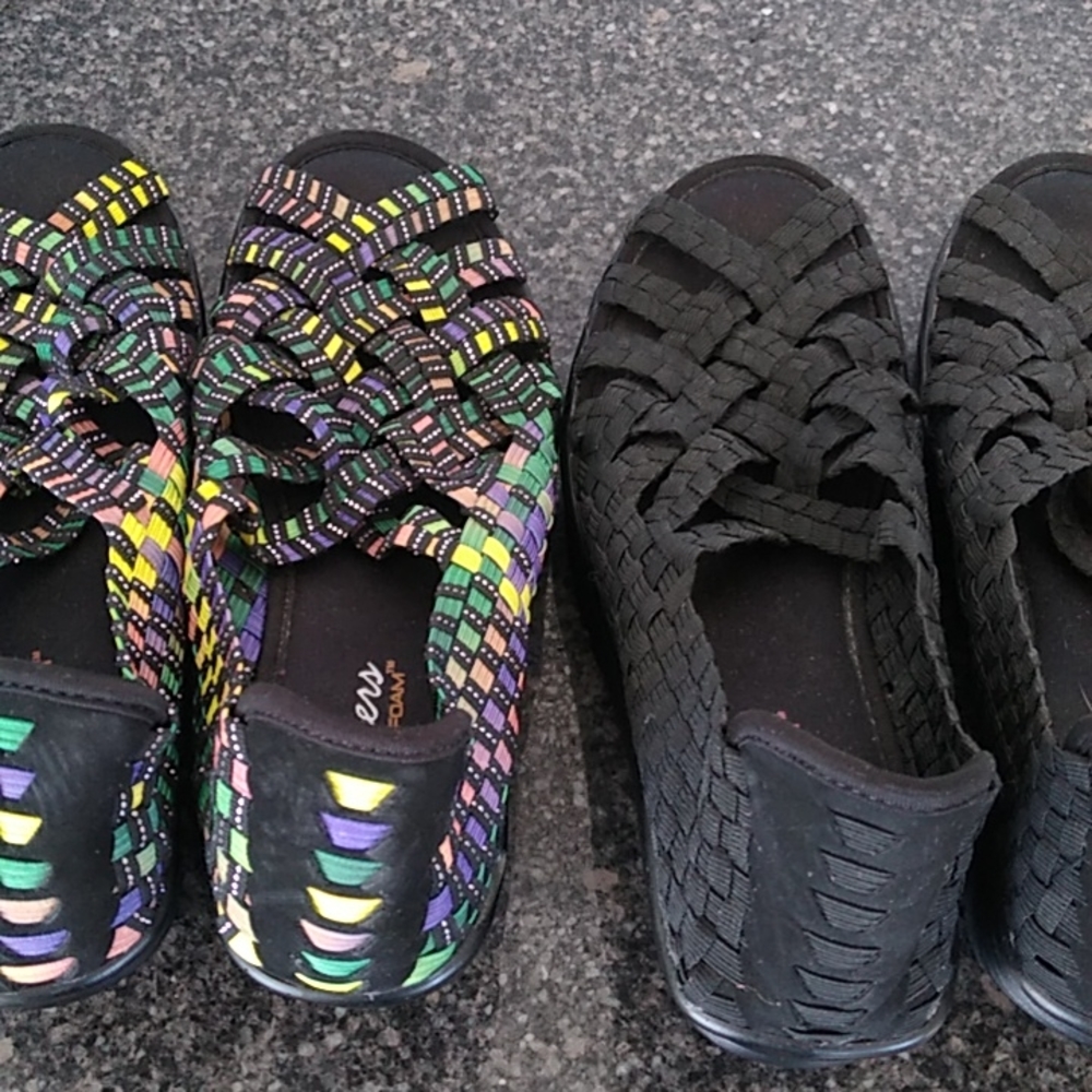Sketcher's 2 Shoes 7 1/2 Women's Black